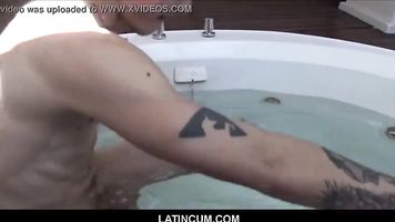 amateur latino stud andreas paid cash for threesome with camera man and straight friend pov